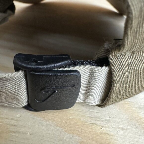 Titleist Golf Baseball Cap FJ Strapback Olive Green Canvas Embroidered Hat - Picture 6 of 6